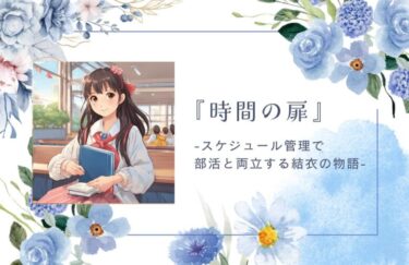 『時間が開く扉』-スケジュール管理で部活と両立する結衣の物語-